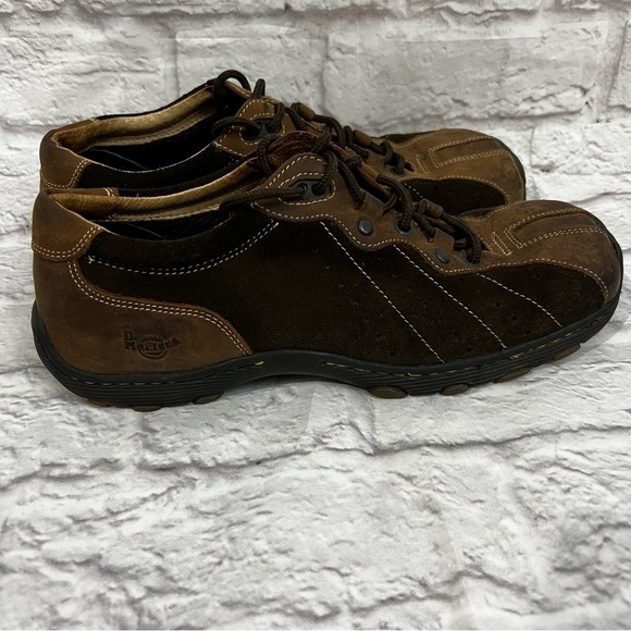 Vintage Dr Martens 8A98 Mens Size 8 Brown Leather Lace Up Docs shoes main image 9